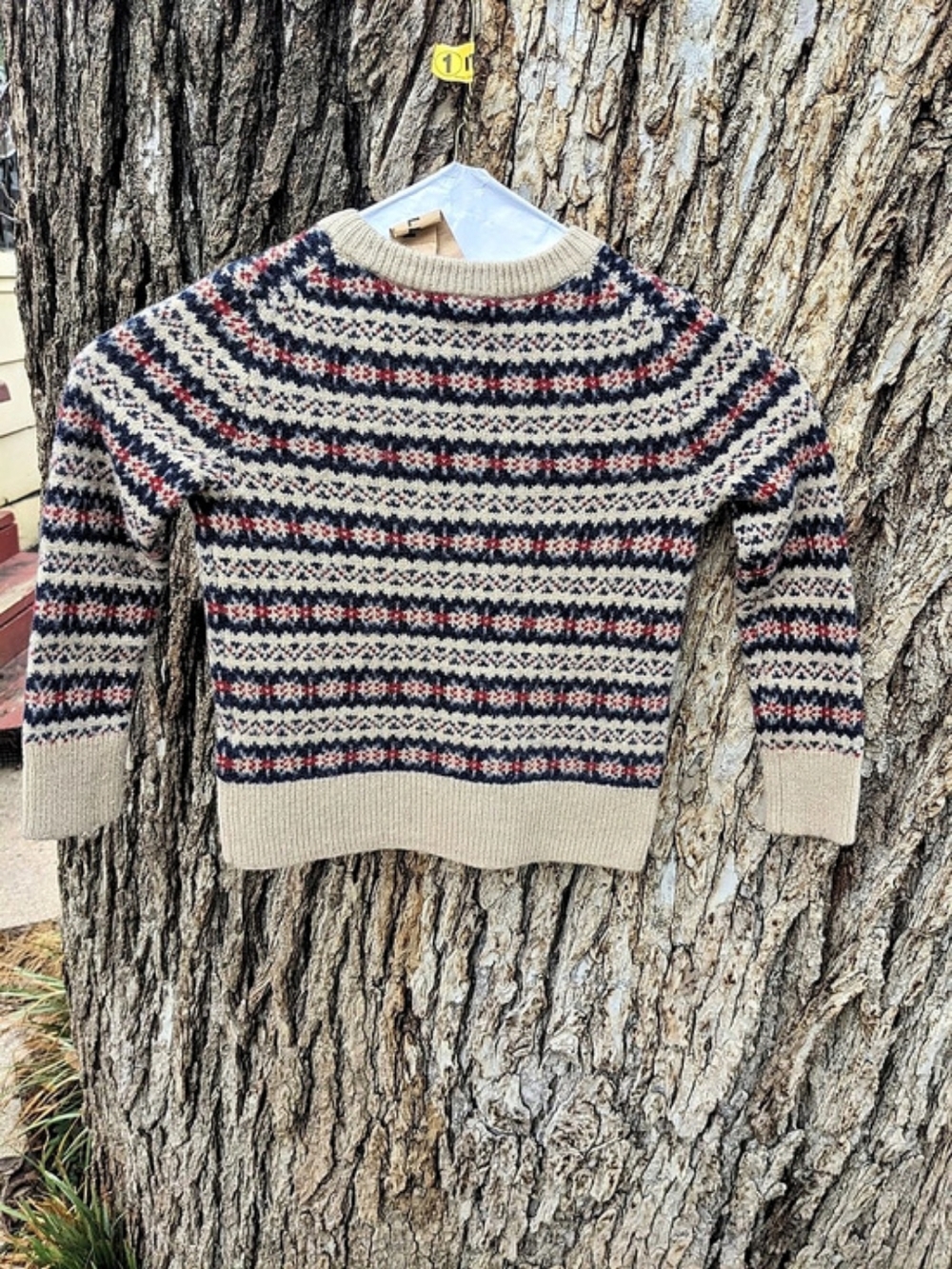 Crewcuts by J.Crew Kids' Fair Isle Crewneck Sweater Size 4/5